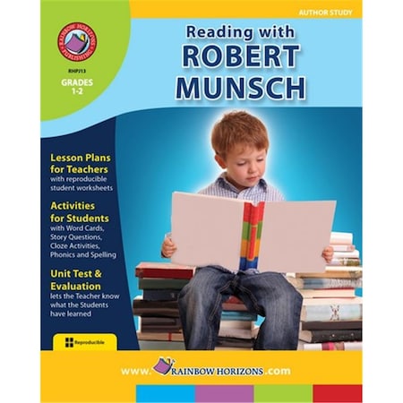Rainbow Horizons Reading with Robert Munsch - Author Study - Grade 1 to 2 JSLA13